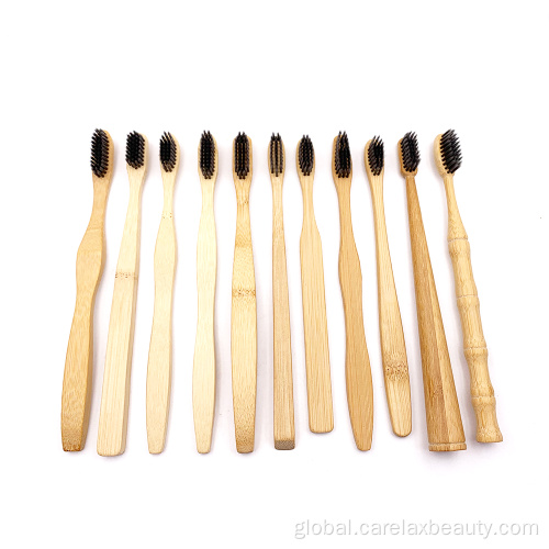 Essential Personal Care Items Eco-friendly natural Soft charcoal bristle bamboo toothbrush Factory